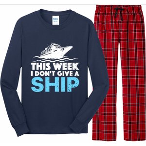 Cool Cruise Art Cruise Vacation Cruise Ship Couple Long Sleeve Pajama Set