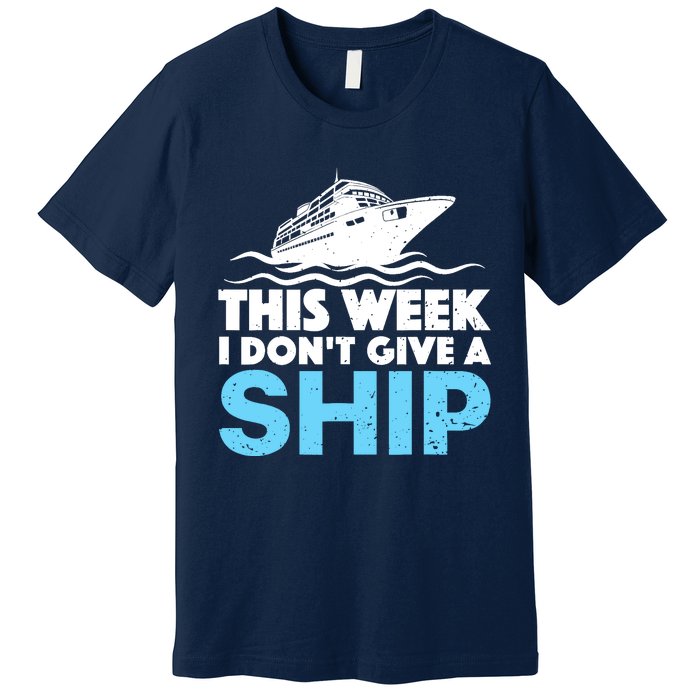 Cool Cruise Art Cruise Vacation Cruise Ship Couple Premium T-Shirt