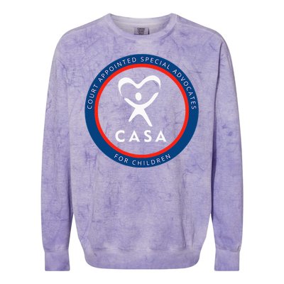 Casa Court Appointed Special Advocates For Children Logo Colorblast Crewneck Sweatshirt