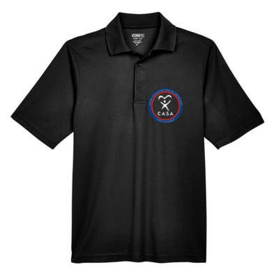 Casa Court Appointed Special Advocates For Children Logo Men's Origin Performance Pique Polo