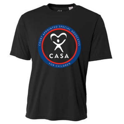 Casa Court Appointed Special Advocates For Children Logo Cooling Performance Crew T-Shirt