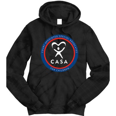 Casa Court Appointed Special Advocates For Children Logo Tie Dye Hoodie