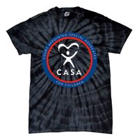 Casa Court Appointed Special Advocates For Children Logo Tie-Dye T-Shirt