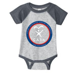 Casa Court Appointed Special Advocates For Children Logo Infant Baby Jersey Bodysuit