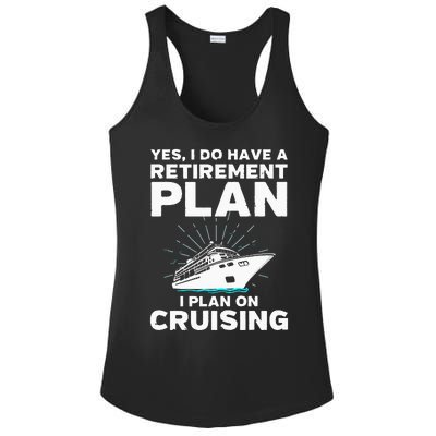 Cool Cruising Art For Cruise Ship Retirement Ladies PosiCharge Competitor Racerback Tank