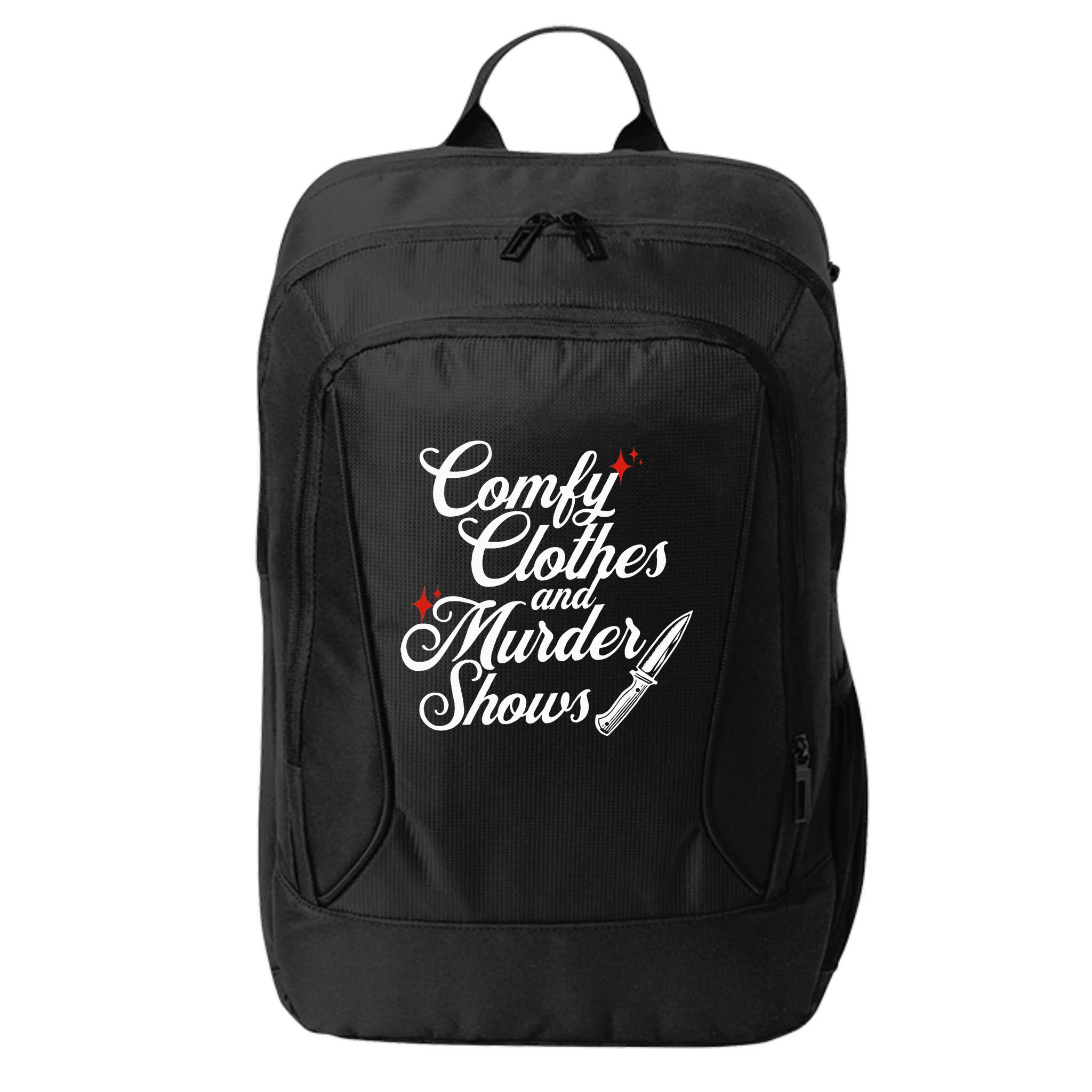 Comfy Clothes And Murder Shows City Backpack
