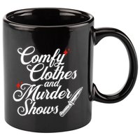 Comfy Clothes And Murder Shows 11oz C Handle Ceramic Mug