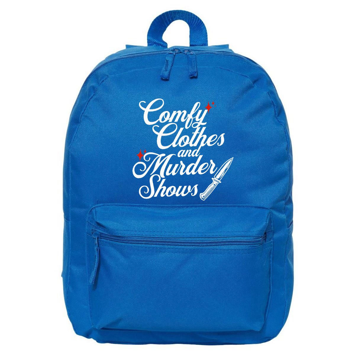 Comfy Clothes And Murder Shows 16 in Basic Backpack