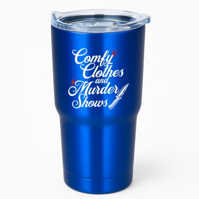 Comfy Clothes And Murder Shows Tumbler