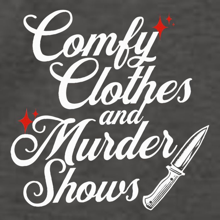 Comfy Clothes And Murder Shows Vector Backpack