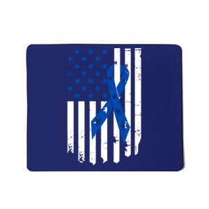 Colon Cancer Awareness Flag Mousepad