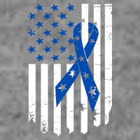 Colon Cancer Awareness Flag Doggie Tank