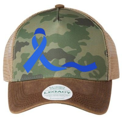 Colon Cancer Awareness Ribbon Legacy Tie Dye Trucker Hat