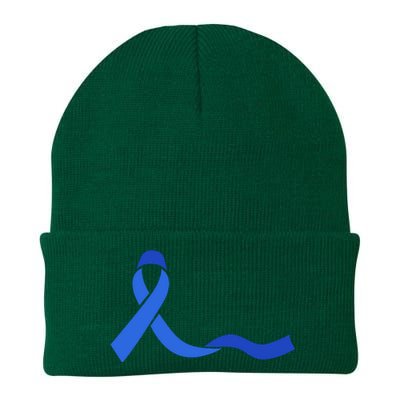 Colon Cancer Awareness Ribbon Knit Cap Winter Beanie