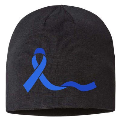 Colon Cancer Awareness Ribbon Sustainable Beanie