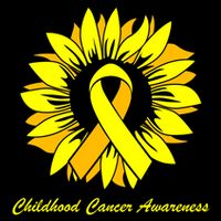 Childhood Cancer Awareness Sunflower Ribbon Wool Snapback Cap