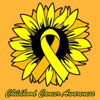 Childhood Cancer Awareness Sunflower Ribbon Tall T-Shirt