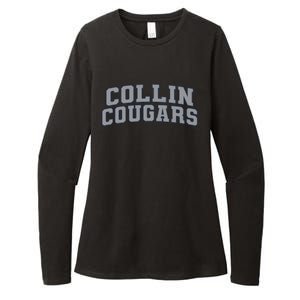 Collin College Arch02 Womens CVC Long Sleeve Shirt