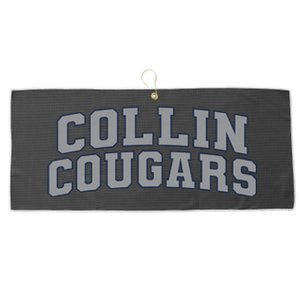 Collin College Arch02 Large Microfiber Waffle Golf Towel