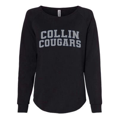 Collin College Arch02 Womens California Wash Sweatshirt