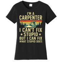 Cool Carpenter Art For Wo Carpentry Tool Woodworker Women's T-Shirt