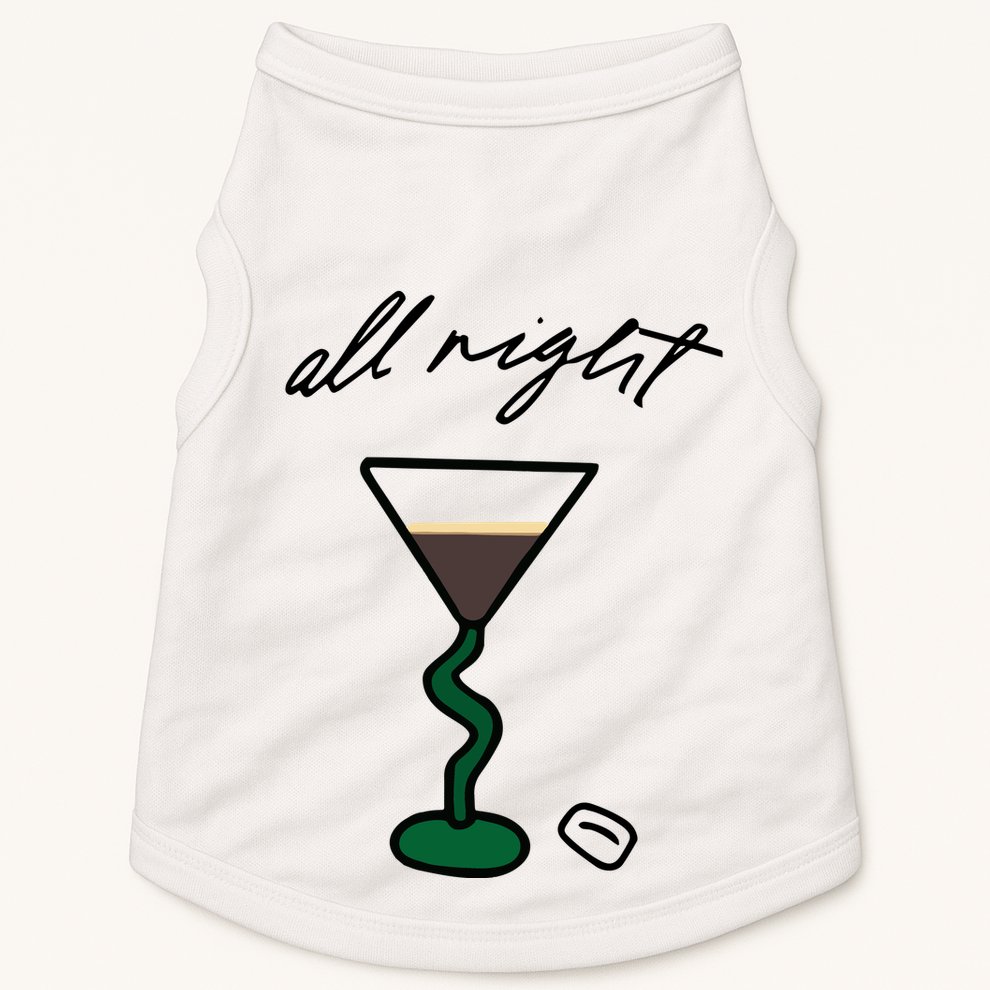 Chamberlain Coffee And 818 Tequila Espresso Martini Doggie Tank