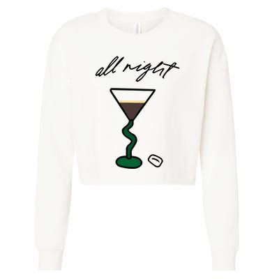 Chamberlain Coffee And 818 Tequila Espresso Martini Cropped Pullover Crew