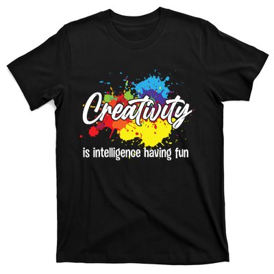 Cute Creativity Art For Women Creative Drawing Teacher T-Shirt