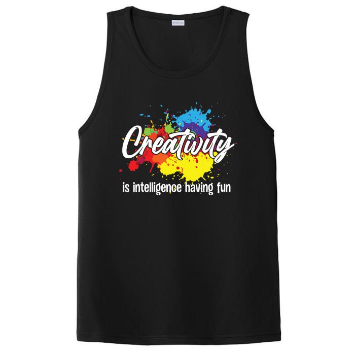 Cute Creativity Art For Women Creative Drawing Teacher PosiCharge Competitor Tank