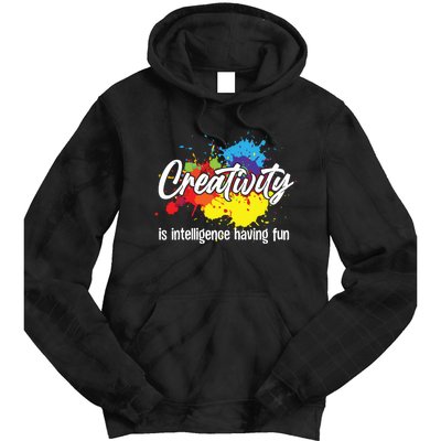 Cute Creativity Art For Women Creative Drawing Teacher Tie Dye Hoodie