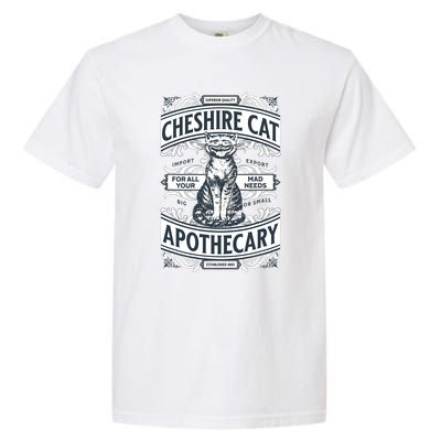 Cheshire Cat Alice In Wonderland Vintage Book Garment-Dyed Heavyweight T-Shirt