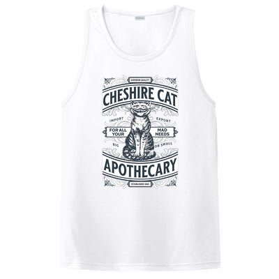 Cheshire Cat Alice In Wonderland Vintage Book PosiCharge Competitor Tank