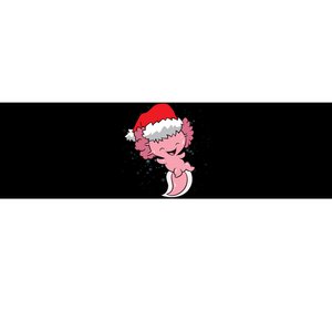 Cute Christmas Axolotl Santa Bumper Sticker