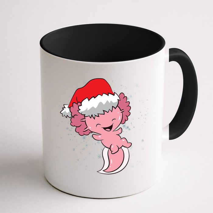 Cute Christmas Axolotl Santa Mug