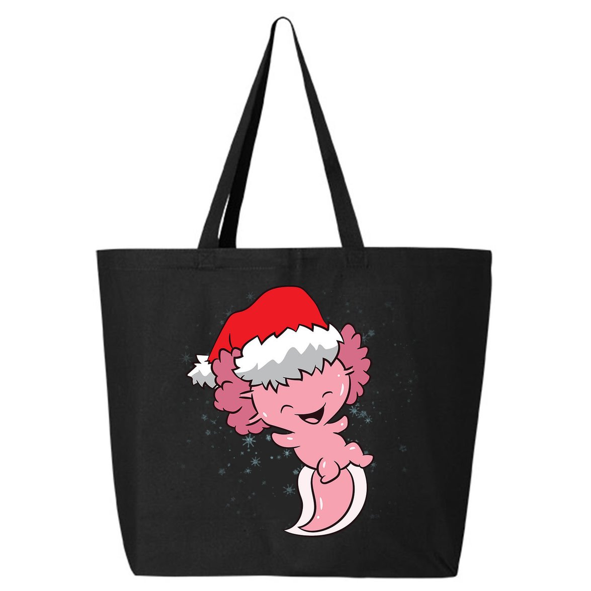 Cute Christmas Axolotl Santa 25L Jumbo Tote