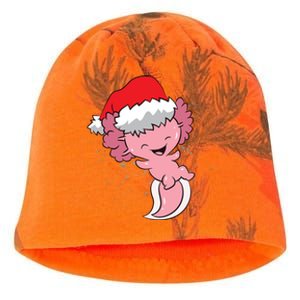 Cute Christmas Axolotl Santa Kati - Camo Knit Beanie