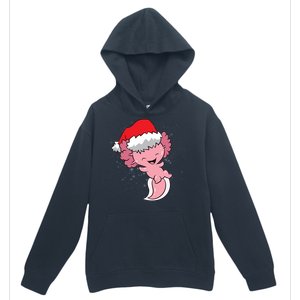 Cute Christmas Axolotl Santa Urban Pullover Hoodie