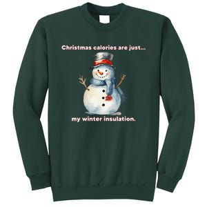 Christmas Calories Are Just My Winter Christmas Design Sweatshirt