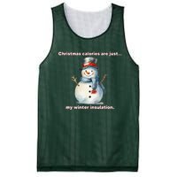 Christmas Calories Are Just My Winter Christmas Design Mesh Reversible Basketball Jersey Tank