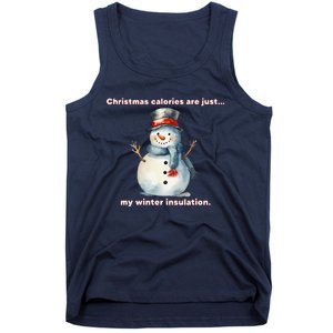 Christmas Calories Are Just My Winter Christmas Design Tank Top