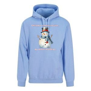 Christmas Calories Are Just My Winter Christmas Design Unisex Surf Hoodie