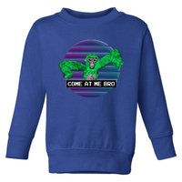 Cute Come At Me Bro Gorilla Gamer Monke Tag VR Toddler Sweatshirt