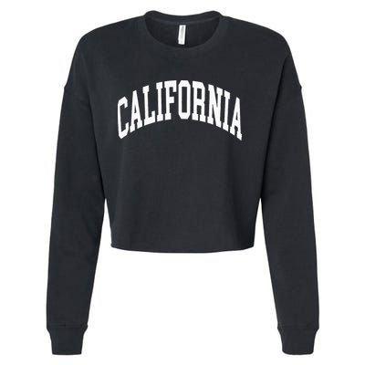 California Cropped Pullover Crew
