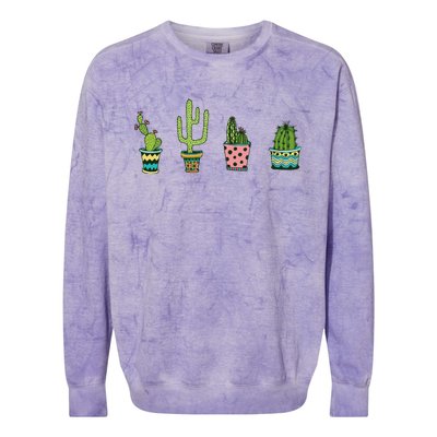 Cactus Colorblast Crewneck Sweatshirt