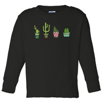 Cactus Toddler Long Sleeve Shirt