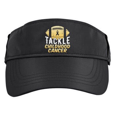 Childhood Cancer Awareness Tackle Childhood Cancer Football Adult Drive Performance Visor