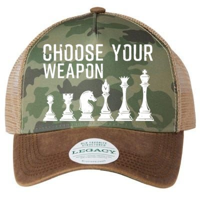 Cool Chess Art For Chess Player Chess Lovers Legacy Tie Dye Trucker Hat
