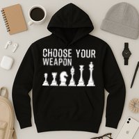 Cool Chess Art For Chess Player Chess Lovers Hoodie