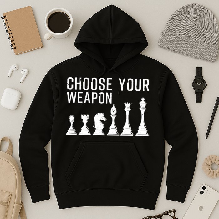 Cool Chess Art For Chess Player Chess Lovers Hoodie