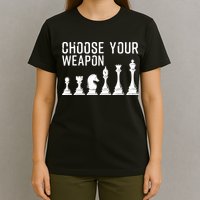 Cool Chess Art For Chess Player Chess Lovers T-Shirt